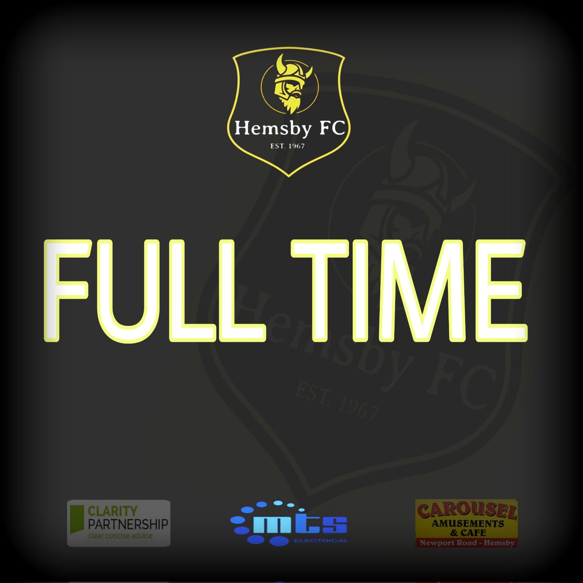 Hemsby Reserves 3-0 Bacton FC

Hemsby Goalscorers 
Ady Coote PEN⚽️
Robin Beales⚽️
Karl Barnard ⚽️

All the best to Bacton for the rest of the season.