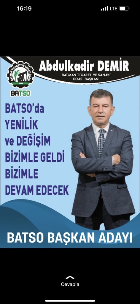 recepkarakayaaa's tweet photo. Destekliyoruz Her Zaman Yanındayız Başkanım.Batman için Daha yapacak çok şey var.
@temir7272 @a_kadirdemir https://t.co/4fxRpf2GR4