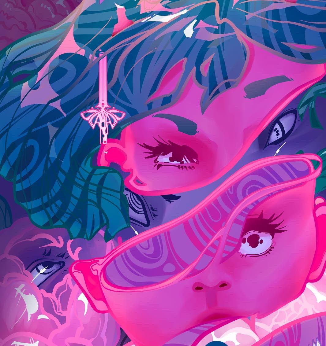 I know I haven’t posted in a while (again) but I’ve been working on THIS - the entire time. Hope y’all like it, prob going to make a tarot deck 👍 #CLIPSTUDIOPAINT #digitalillustration #tarotcards