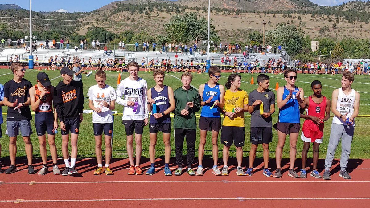 JA_Athletics's tweet photo. JA boys win the Lyons Invitational with 25 points. @JeffcoAthletics @BoCoPreps @JAJAGUARS Four Jags in the top 20. @CHSAA https://t.co/NWUGfxzzE9