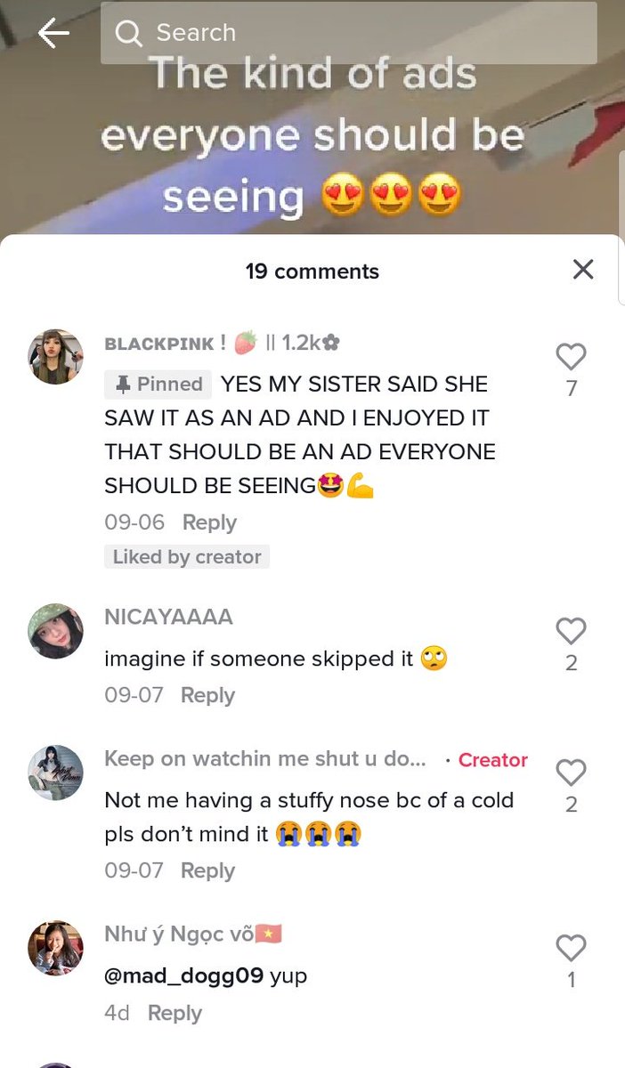 CALRNER_'s tweet photo. and all this because she skip ads Even the fans had the courage to try to justify the unnecessary hate on her by saying that "lalisa" has no ads you know you have https://t.co/C0RHwZmos5