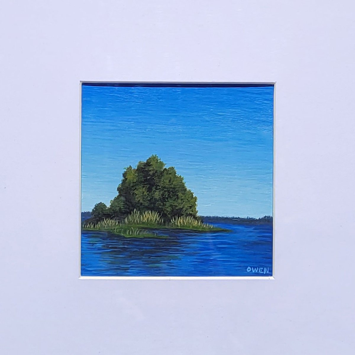 Owentree1's tweet photo. Excited to share the latest addition to my #etsy shop: Marion, MA Study - Summer Island - Original Landscape Painting https://t.co/wHtMAj1VOq #blue #green #framed #entryway #contemporary #landscapescenery #horizontal #photorealist #paper https://t.co/QM2EpDNCjl