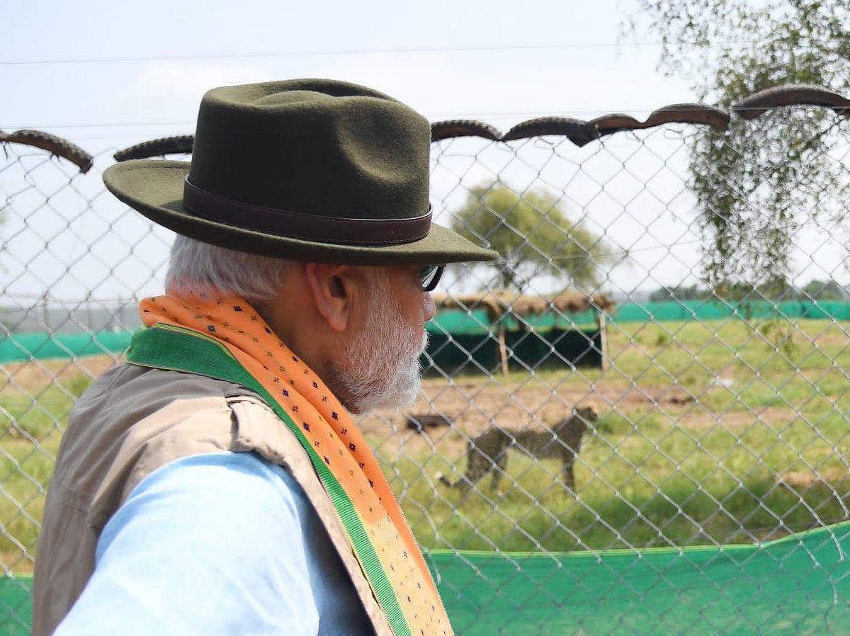 indutiwarijbp's tweet photo. मां भारती के यशस्वी पुत्र, प्रधानमंत्री श्री Narendra Modi जी ने अपने जन्मदिन के शुभ अवसर पर मध्यप्रदेश पधारकर हम सभी को धन्य कर दिया।

आप आये और आपने चीतों के रूप में अमूल्य उपहार भेंटकर प्रदेशवासियों को कर दिया। आपको हृदय से कोटि-कोटि धन्यवाद देता हूं!  #MPThanksPMModi https://t.co/6hTtg1J91i