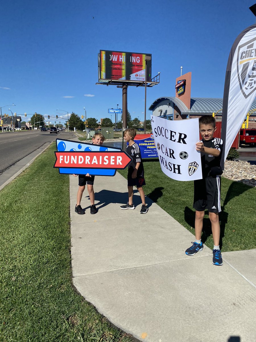 CheySoccerClub's tweet photo. Come get your car washed!! Proceeds go to our scholarship program… every kid deserves to play soccer!! https://t.co/T5zQdZe8D1