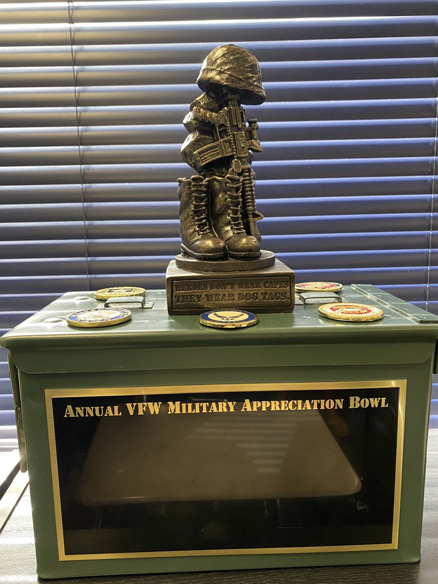 Great team win last night in the 1st Annual VFW Military Appreciation Bowl Game vs Lakeside!!! #TitanPride #TitanFBFamily