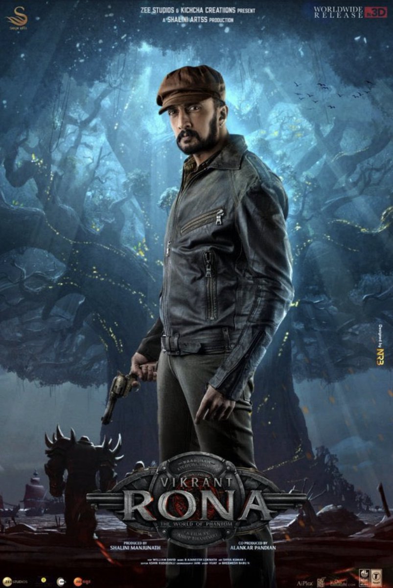 RajkamalTrasula's tweet photo. #VikranthRona what a Interesting film.
extraordinary presentation to many twists and suspense.🙌Cinematography lighting , art work🔥 @KicchaSudeep sir performance out standing.. some scenes are goosebumps 👀 Best watching Movie for this weekend🫶 #VR  #VikrantRonaBlockBuster https://t.co/8MnG8bXQCa