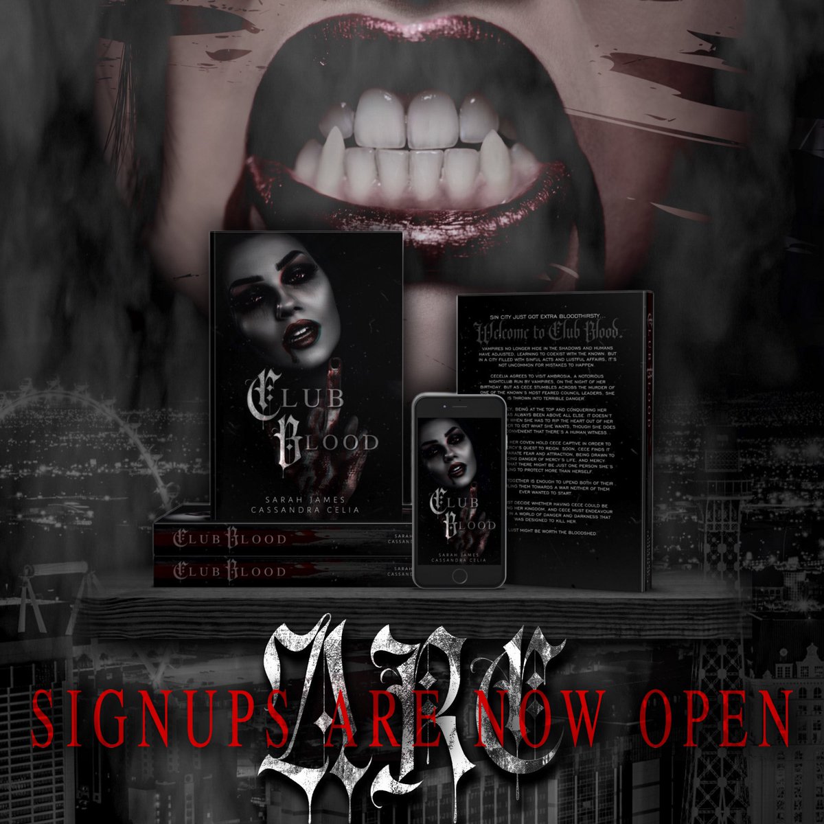 If you’re looking for a spicy, paranormal romance to read this spooky season then might I suggest signing up for an arc of Club Blood?

forms.gle/dnfXTSSZyRUxZ9…

#ClubBlood #ParanormalRomance #BookRecommendations #ARCSignUps