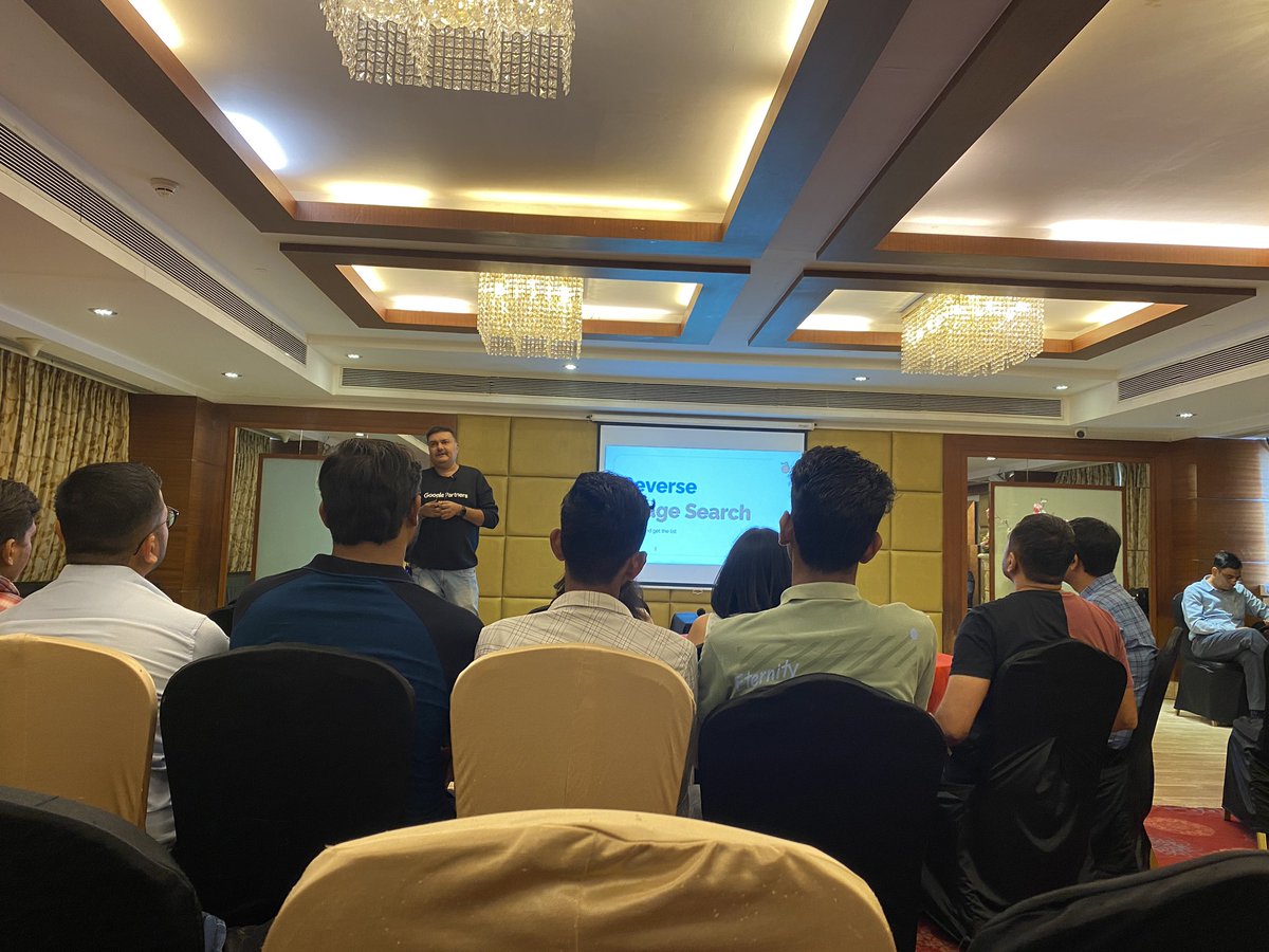 After a long time. Good to see digital marketing geeks on today’s event. Such a great and valuable meetup in Ahmedabad. just sharing my gratitude for conducting this 🙌
cc <a href="/himani_kankaria/">Himani Kankaria</a> <a href="/JaydipParikh/">Jaydip Parikh</a>