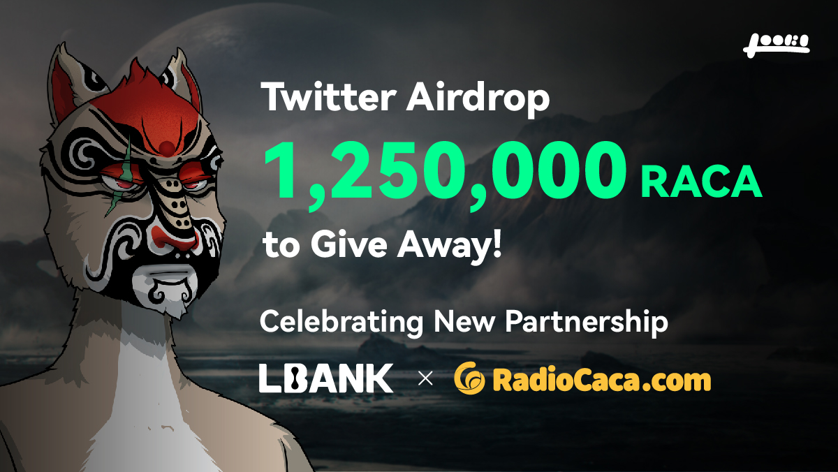 💸 Join 1,250,000 $RACA tokens ~ #Giveaway to Celebrate New Partnership 💸

📅 17-24 SEP 

✅Enter:
✅Follow <a href="/LBank_Exchange/">LBank.com</a> <a href="/RadioCacaNFT/">Follow @RACA_3</a> <a href="/USMverse/">USMLab.bab</a> <a href="/LbankTurkey/">LBank Türkiye 🇹🇷</a> 
✅ Like, Retweet &amp; Tag 3 friends

#cryptocurrency #CryptoNews #RACA #Airdrop