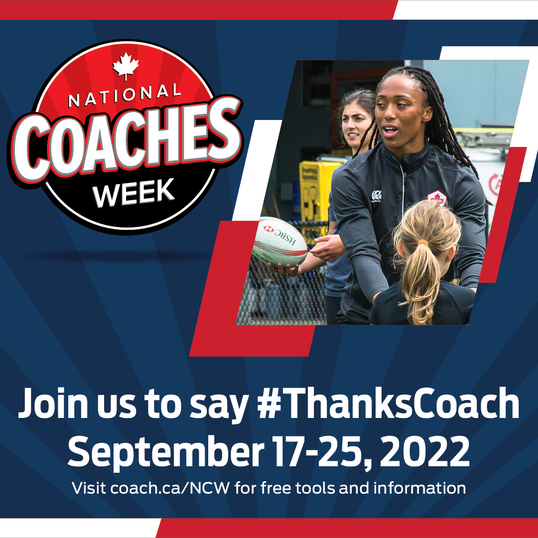 National #CoachesWeek is here! There is no better time to show your appreciation for the tremendous positive impact coaches have on athletes and communities across Canada. Join us in saying #ThanksCoach to coaches from coast, to coast, to coast! coach.ca/NCW