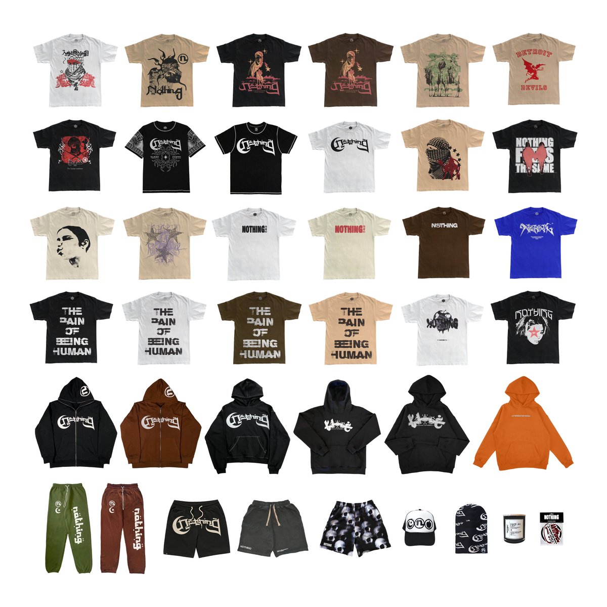 HUGE END OF SUMMER INVENTORY SALE IS NOW LIVE!  EVERYTHING MUST GO 💥

40 different past season items are all on sale &amp; marked down.  Everything is pre made, in stock, and will ship either same day or next day.  

💥   NOTHINGUSA.COM   💥