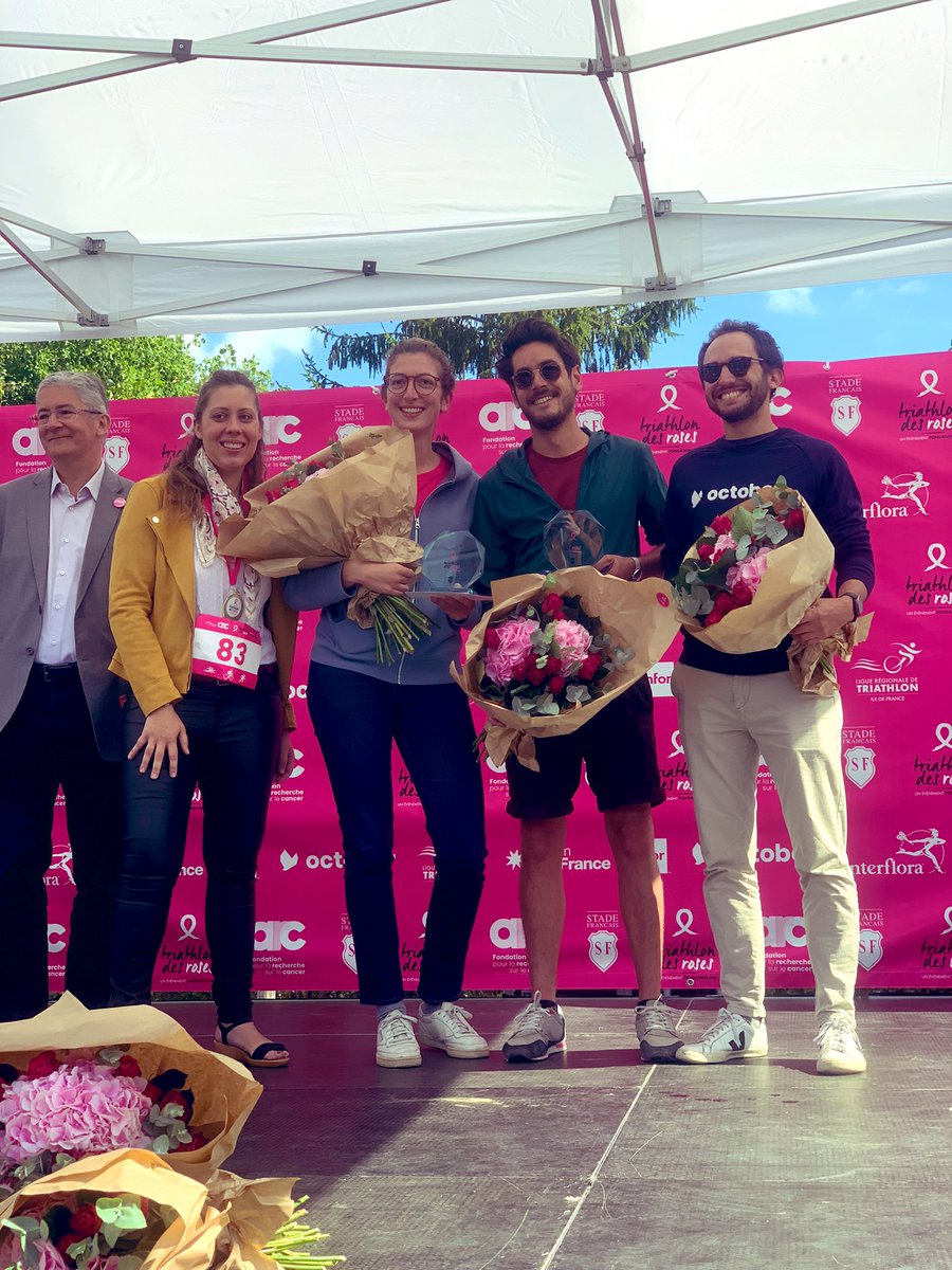 tinouche's tweet photo. .@October_EU sur le podium du #triathlondesroses Superproud !!! 💪🏾🥇Merci @FondationARC pour ce super event et à l’année prochaine ! https://t.co/OGtGFFuxNq