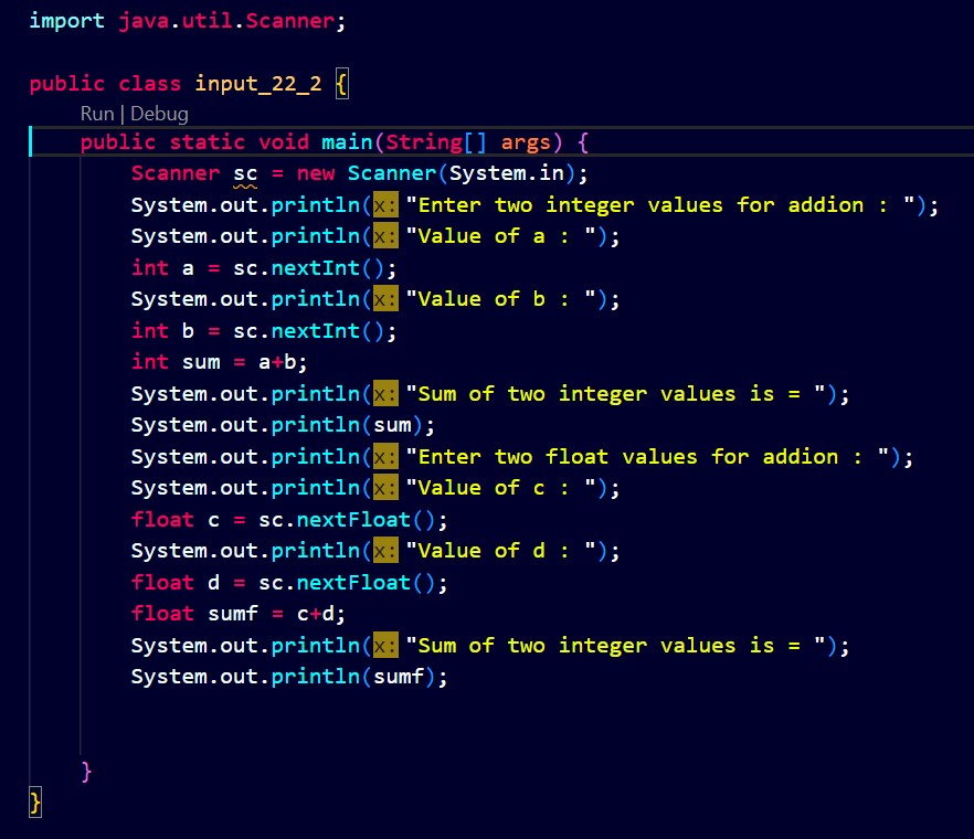 premkumartech's tweet image. [day-22 #100dayofcode]
#100dayofcodechallenge

Today I Practice: 

addition in java
input data in java....

#Coding 
#Java 
#programming 
#practice