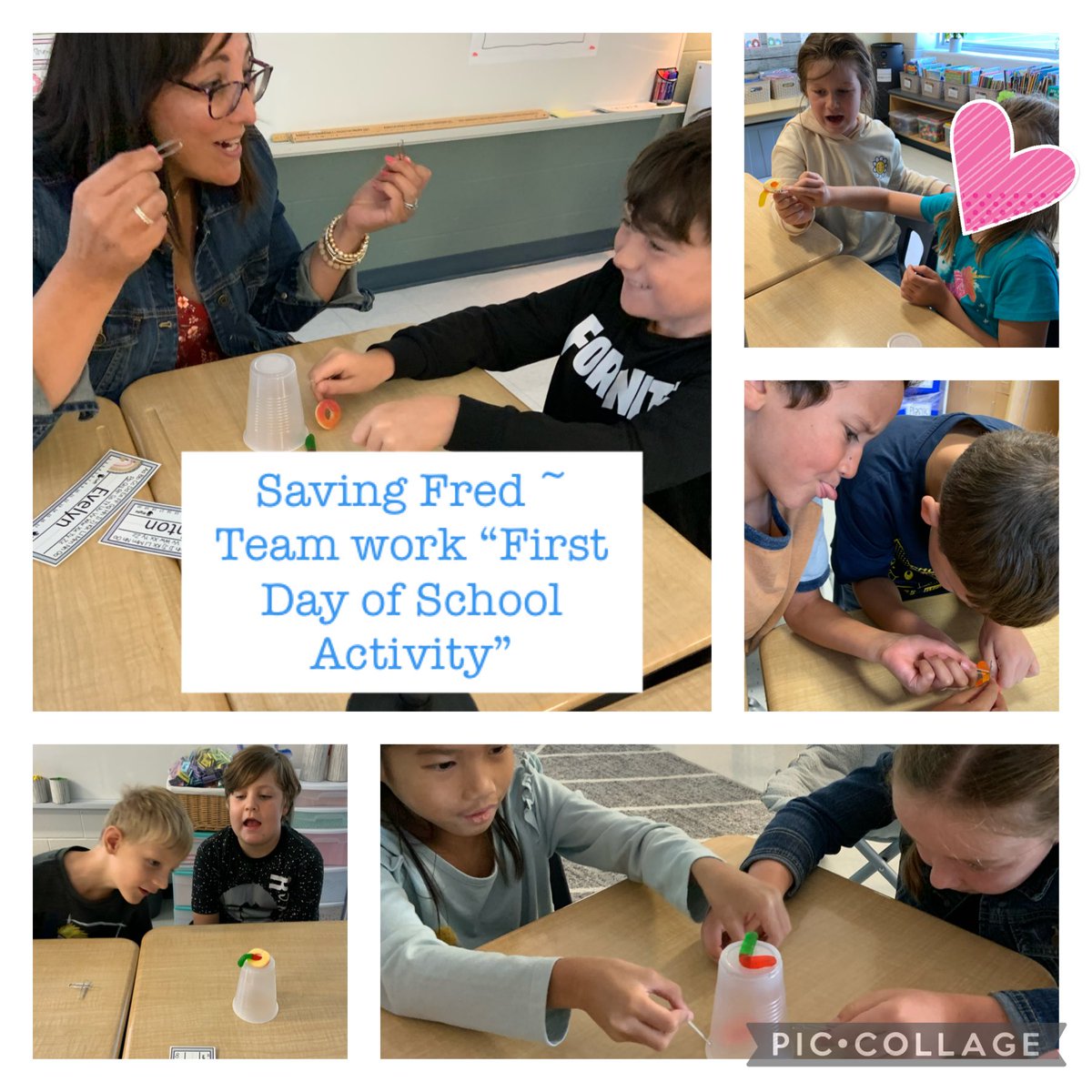 LisaMcCauley10's tweet photo. Mrs. Haker’s Grade 3/4 showed they are up for any challenge. Operation SAVE FRED completed! First day smiles! #teamwork #firsttwoweeks https://t.co/eYwjluznQn
