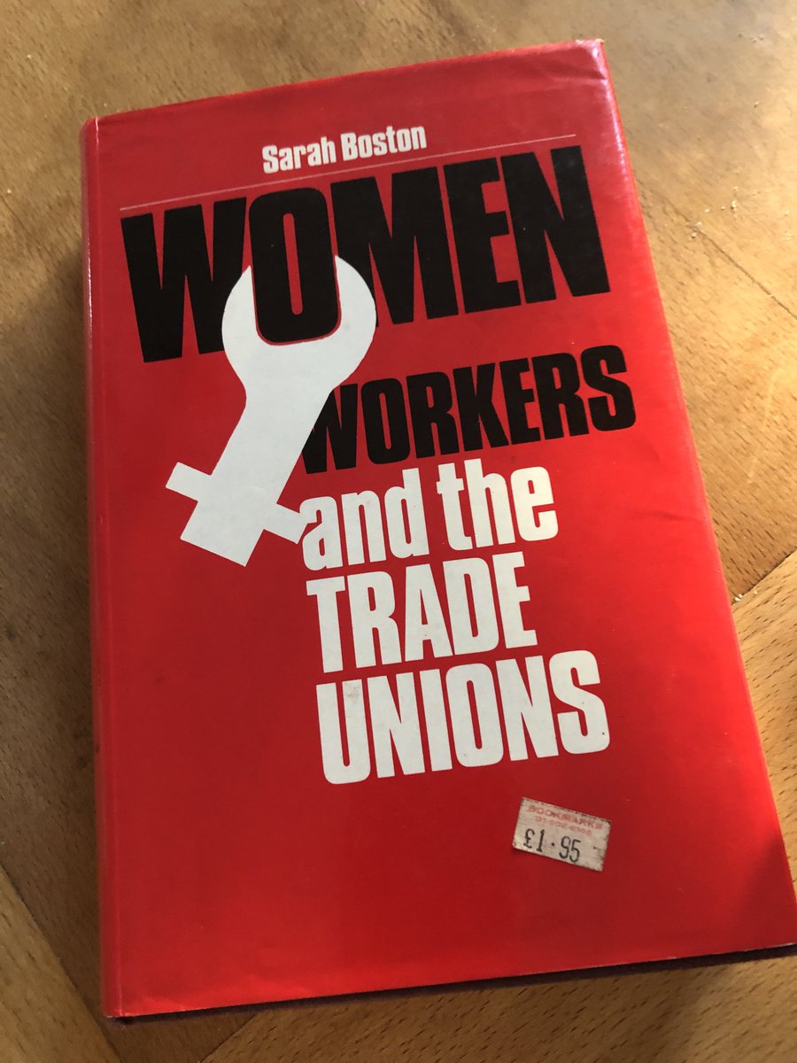 Today’s book on women is this very good introduction - written 40 years ago and one of very few at the time #women #womensliberation #tradeunions #womenstrikes ⁦@counterfireorg⁩