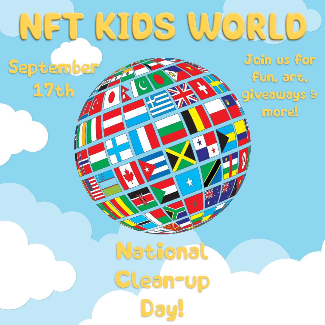 Thank you so much for attending #NFTKidsWorld! We loved the fun and jokes! Everyone will receive a #GarboGrabber to help keep the world clean! Now time to go clean the park and beach on #NationalCleanUpDay! 🌍🌳🌲