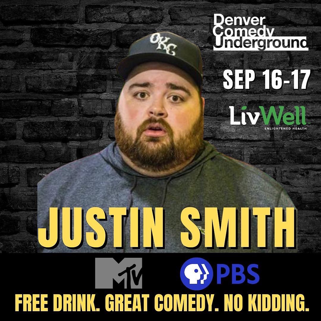 Denver! Tonight!
Two great shows two great headliners!
Early show! Late show! First drink FREE!

@StartsWithanX! Justin Smith! Special guests! 

Get your Tickets before they’re sold out:
denvercomedyunderground.com/events
