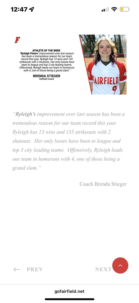 ryleighcp's tweet photo. missing the school ball season!! so ready for the last round! #seniorrah https://t.co/YOwFWS0goI