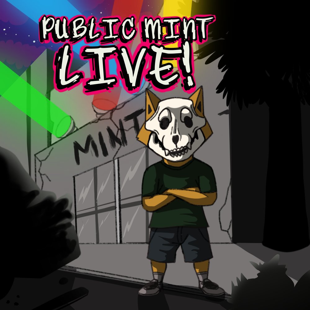 🚀🚀🚀 Mint Now 🚀🚀🚀

Mint is live...just 0.005 ETH

DogeSkulls.io

#NFT #NFTLaunch #ETH