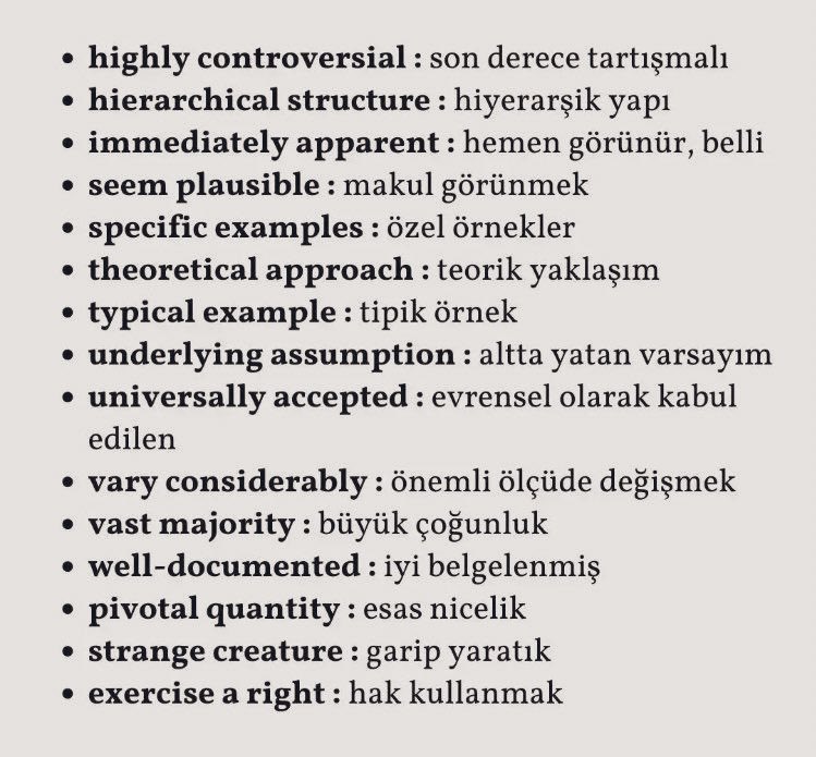Yedi23haber's tweet photo. Akademik metinlerde sıklıkla geçen 50 önemli ingilizce kalıbı sizler için listeledik not almayı unutmayınız👇 https://t.co/KluVCvEh8D