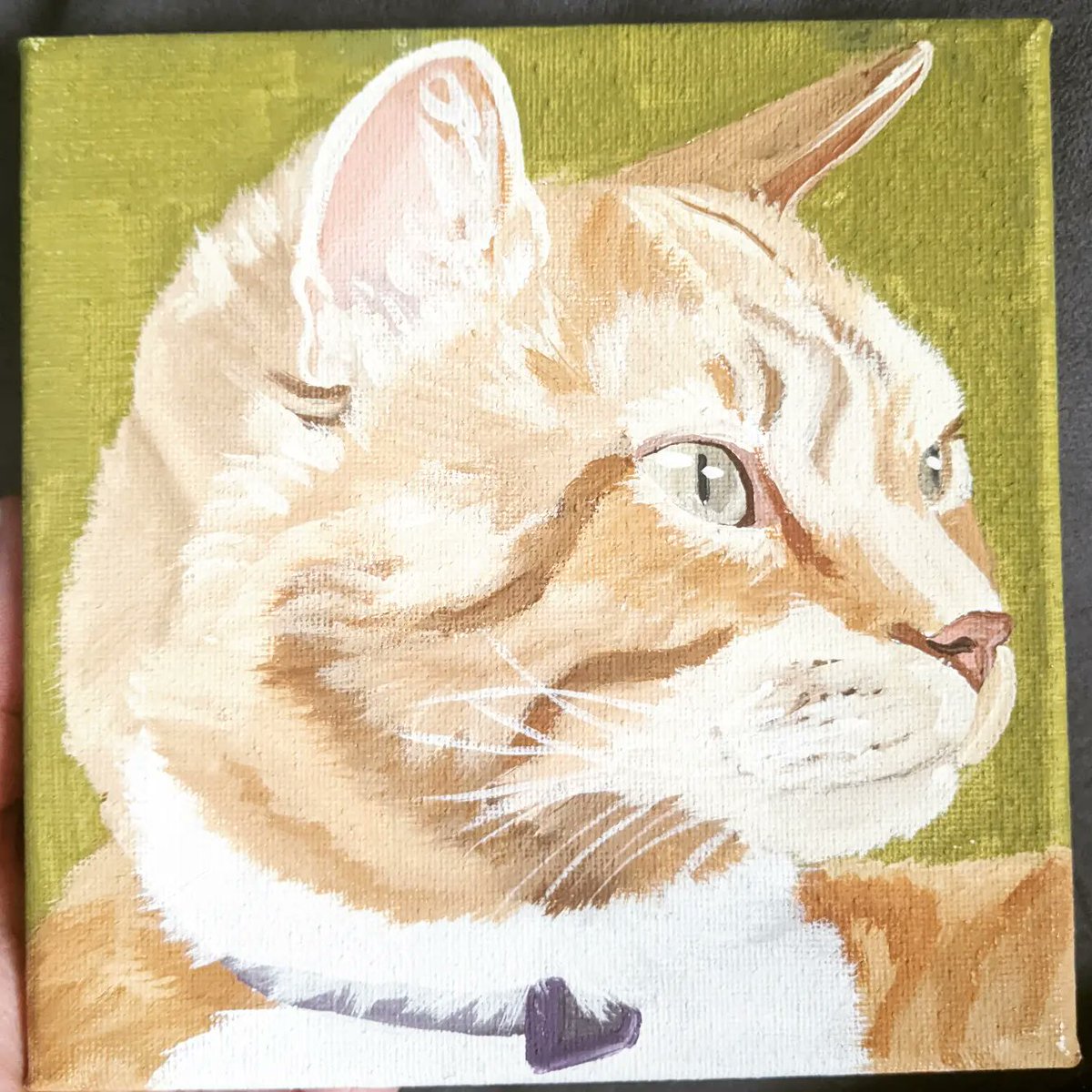 RedTracyinMD's tweet photo. I received the sweetest surprise from @Chewy in the mail today!!! They're such a great company & I will always shop with them!
.
.
#chewy #painting #gift #DuchessofFrederick #orangetabby #adoptdontshop #rescuekitty #rescuedismyfavoritebreed https://t.co/algcnAObsf