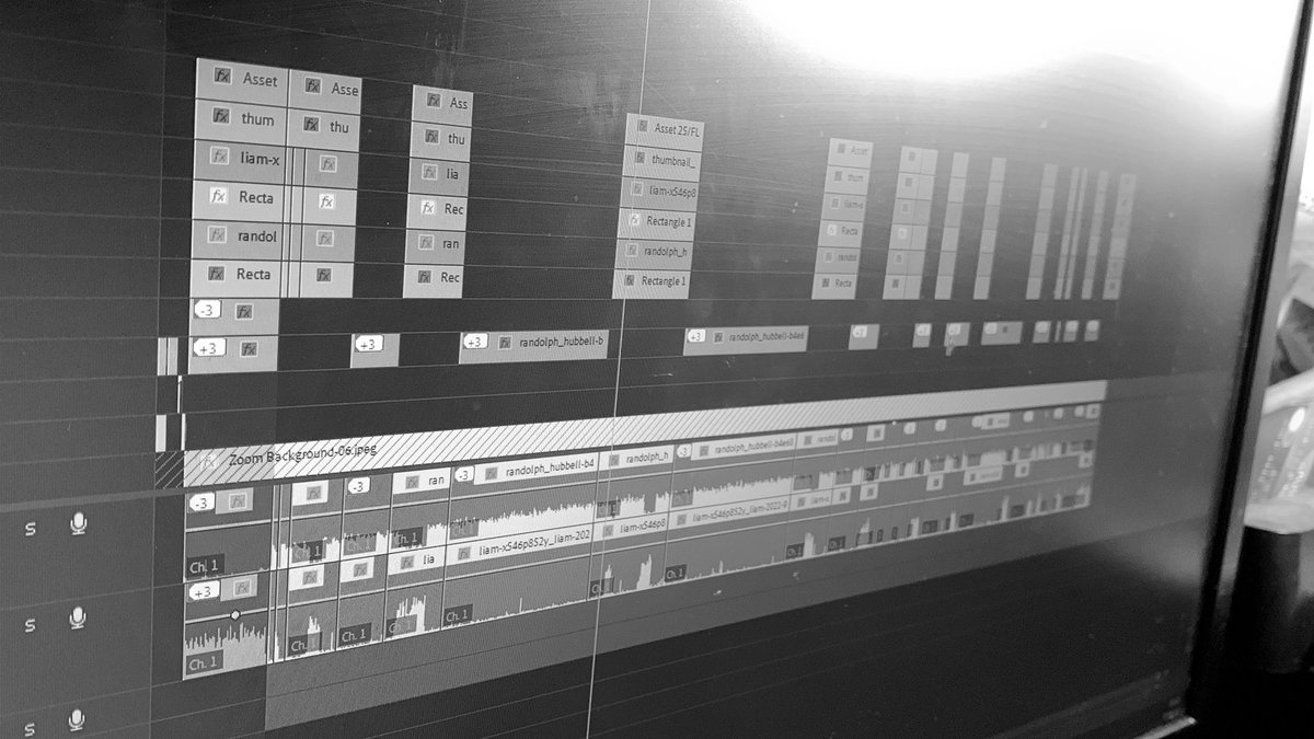 liam_bottle's tweet photo. Timeline on a side by side interview edit, with the focus being on the guest prior to any stock/B Roll being added. Audio is balanced, and engineered in app prior to the time line getting cut. https://t.co/ZKhlIbozew