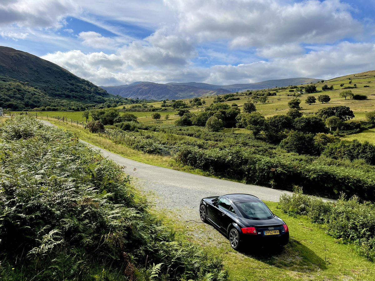 Nice drive in the old girl today. #NorthWales #wales #tt #audi #auditt #weather #countryside #beautiful #FYP