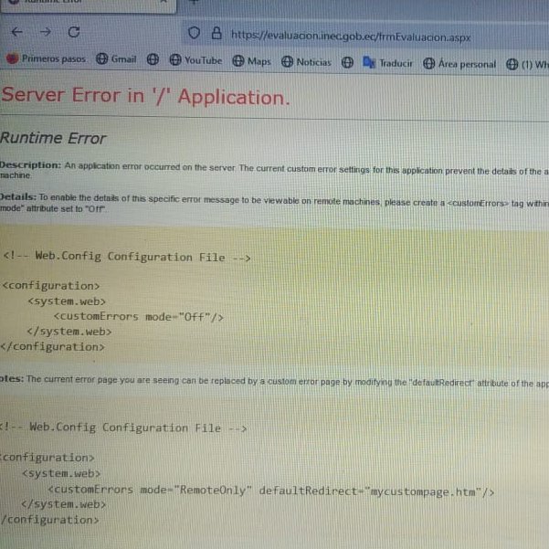 Alexisk73670134's tweet photo. @CensoEC necesito que le de solución a la problemática  con la página muchas irregularidades, se caía y resulta al volver a intertar la evaluación ya estaba culminada la aprueba y me cambiaron hasta el nombre @Ecuadorencifras @CensoEC https://t.co/NkInLTQ1GX