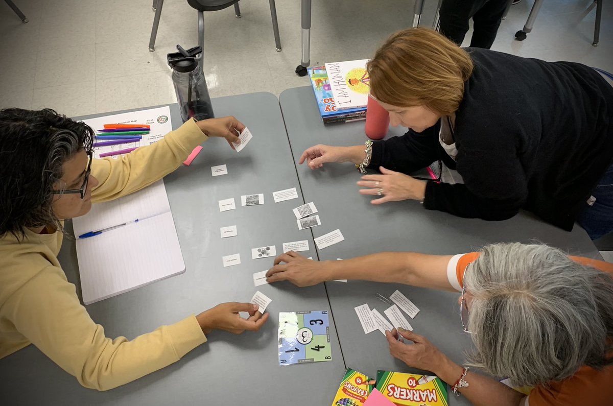 HesterSciSAISD's tweet photo. Beyond the PowerPoint: Student-centered content acquisition and processing. Science teachers dig deep with Make&Break, Card Sort, Triads and ALL the AVID notebooking strategies! #EpicSaturday @SAISD_CI @SAISD_AVID @PattiSalzmann @KendraKDoyle @ClinesClass https://t.co/XfZyBmex3q