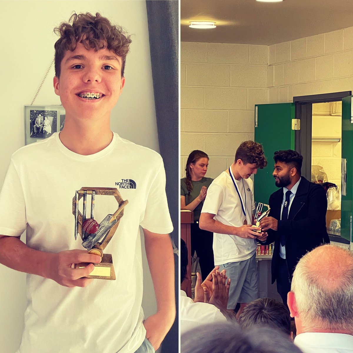 nozzerbricktop's tweet photo. Dylan Batsman of the year QHCC U15. Super proud of him, he works so hard to improve, a bit hard on himself but the poor kid can’t help that, it’s in his blood! https://t.co/NlkxsosELV