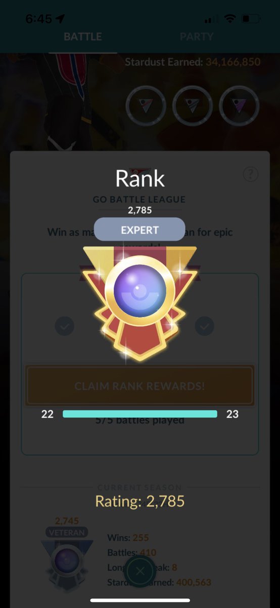 Road to legend 👀
#PokemonGO #GBL