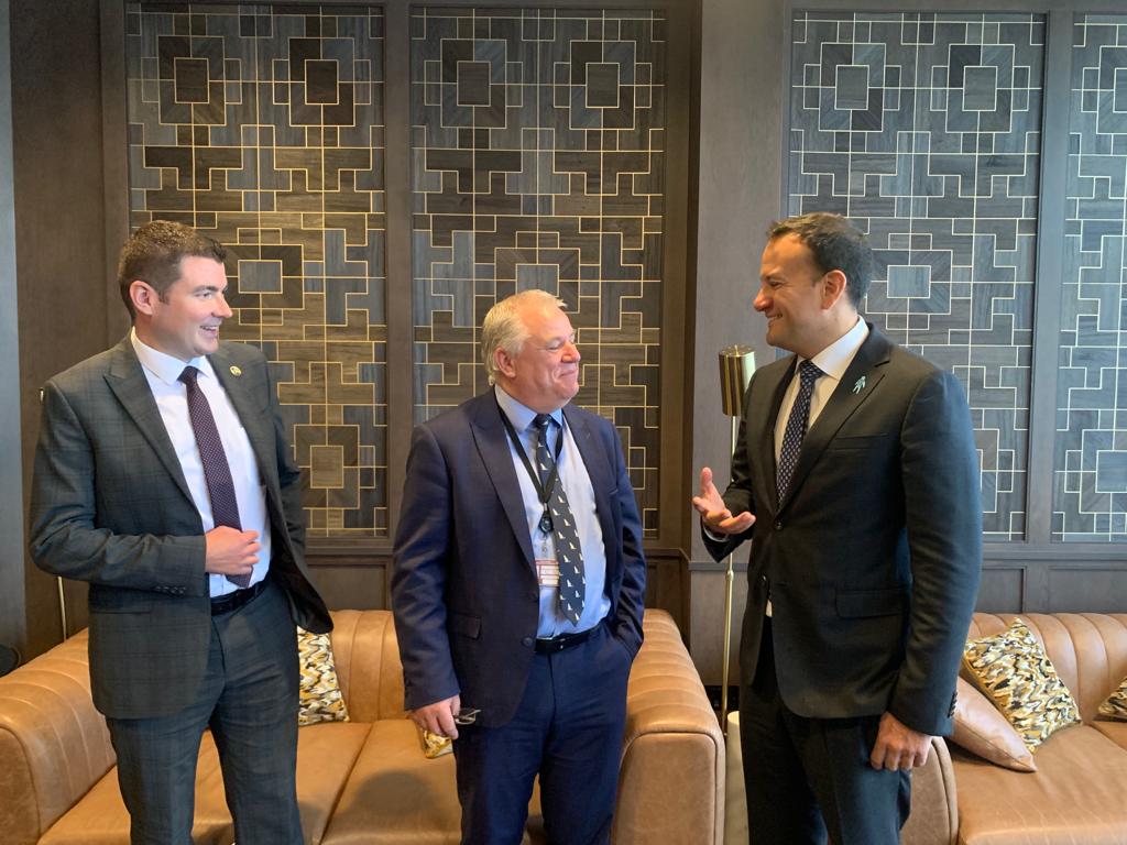 Tánaiste, <a href="/LeoVaradkar/">Leo Varadkar</a> Varadkar &amp; <a href="/BGriffinTD/">Brendan Griffin</a> were welcome guests of our CEO John Mulhern in our Great Blasket Executive Lounge after Mr Varadkar flew into Kerry Airport on the <a href="/Ryanair/">Ryanair</a> flight from Dublin. We thank them for supporting regional connectivity &amp; rural economies.