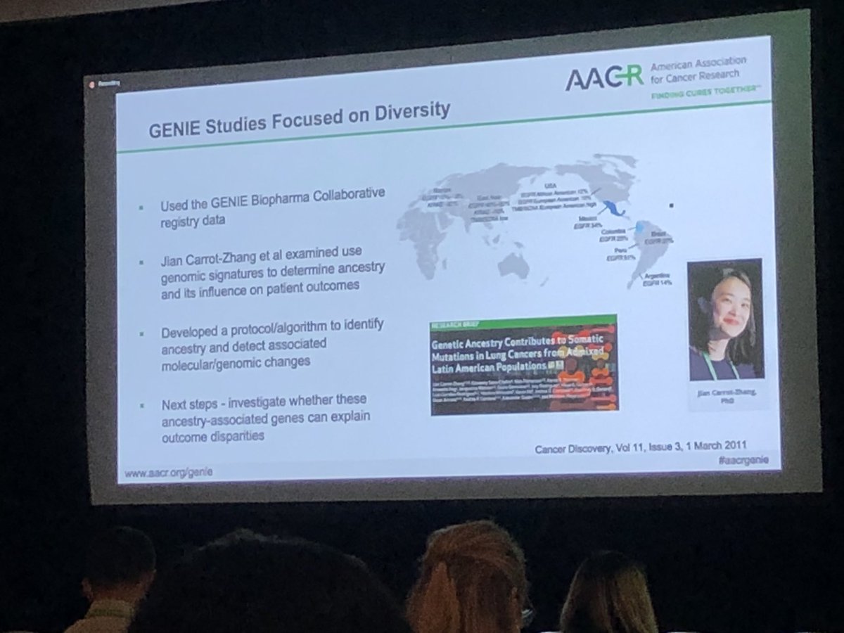 Shoutout to this @CD_AACR paper by @CarrotJian and colleagues during the #AACRProjectGENIE session at #AACRdisp22