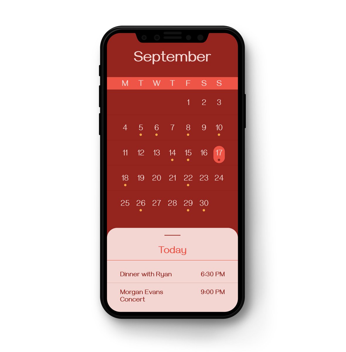 JenSpenceDesign's tweet photo. Day 38/100 of #DailyUI - create a calendar. #dribbble #uidesign #graphicdesigner #100daychallenge #userinterface #uxdesign #figma #webdesign https://t.co/Tt8TLPgw9D