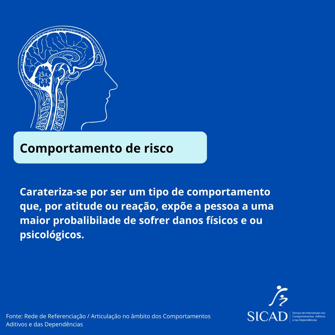 SNS_Portugal's tweet photo. O que é um comportamento de risco e um comportamento aditivo? Saiba mais sobre estes termos no glossário da Rede de Referenciação/Articulação do Serviço de Intervenção nos Comportamentos Aditivos e nas Dependência: https://t.co/xn2APnw1ct 👇 #Saúde #SNS #SICAD #Dependências https://t.co/n6RgLz5DQO
