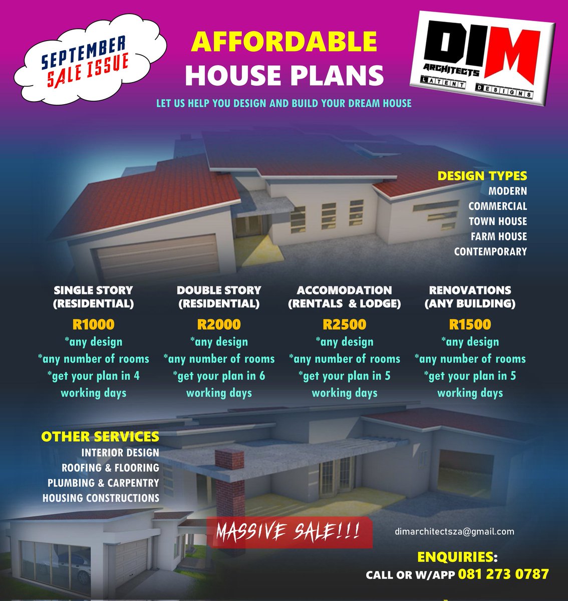 DialloArchitect's tweet photo. Get Affordable House Plans From As Little As R1000
0812 730 787

#NyegeNyege2022
#NastyC
#GogoSkhotheni
#eskom
#loadshedding https://t.co/igUR0Lu46N