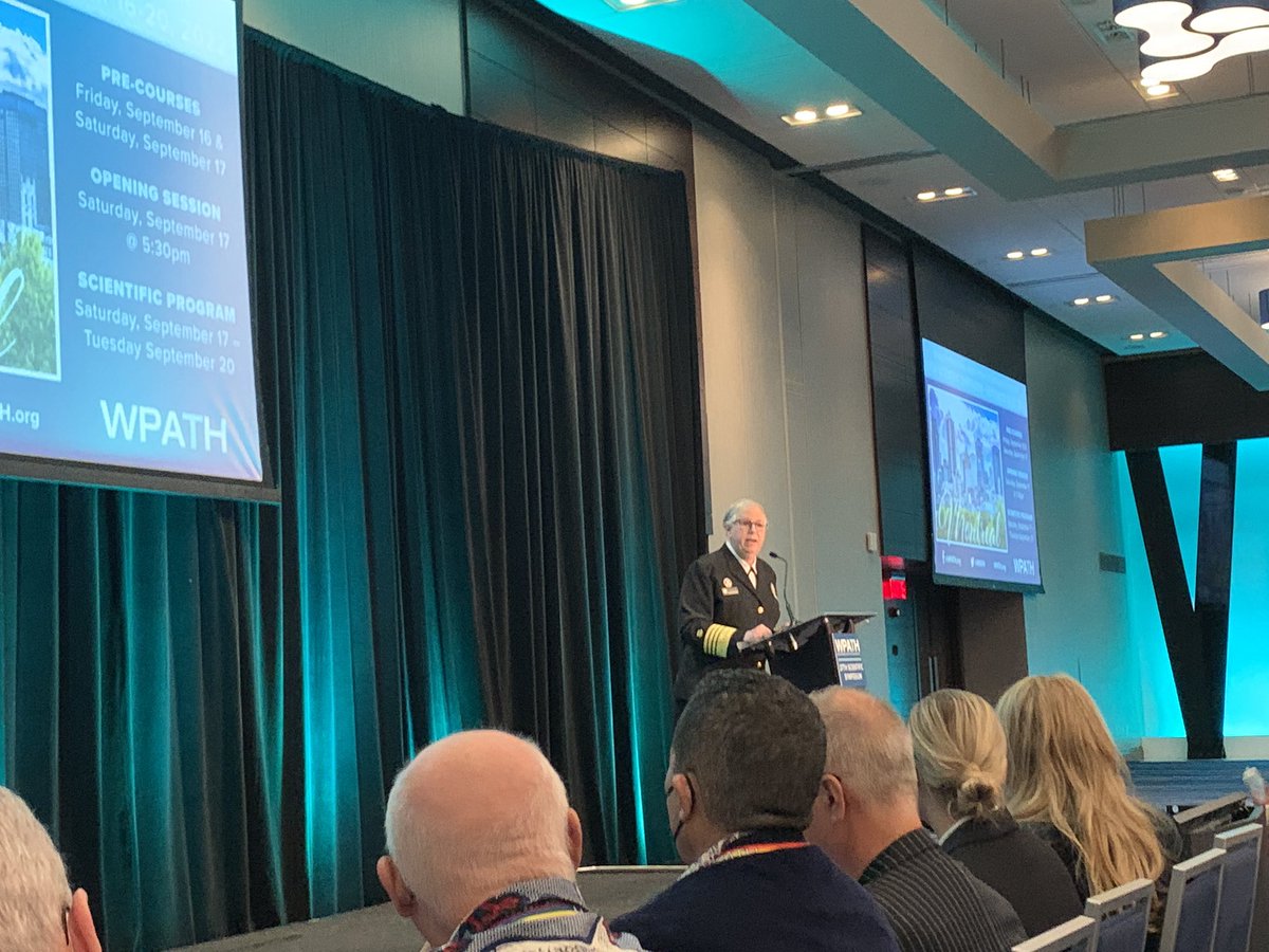 Vin Tangpricha, MD, PhD (@vtangpricha) on Twitter photo Very moving plenary speech by Adm Dr Rachel Levine MD calling the end of discrimination and violence against #transgender people at #WPATH2022 <a href="/wpath/">WPATH</a> Very moving plenary speech by Adm Dr Rachel Levine MD calling the end of discrimination and violence against #transgender people at #WPATH2022 <a href="/wpath/">WPATH</a>