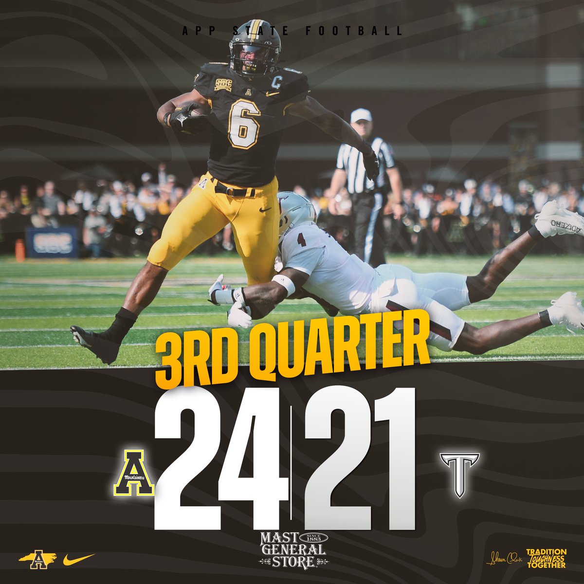 AppState_FB's tweet photo. Time to finish!

#GoApp https://t.co/8e7oDKpPnM