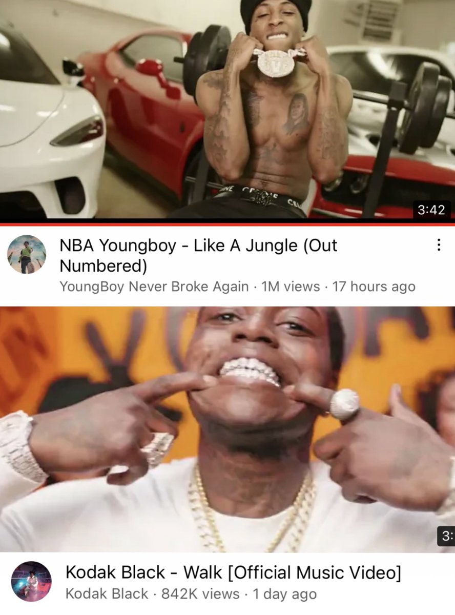 Minajinn's tweet photo. Numbers speak 😳 YB VS Kodak #YbBetter #Yak #KodakBlack #PNBRock #HipHopAwards https://t.co/rmMlDcPQME