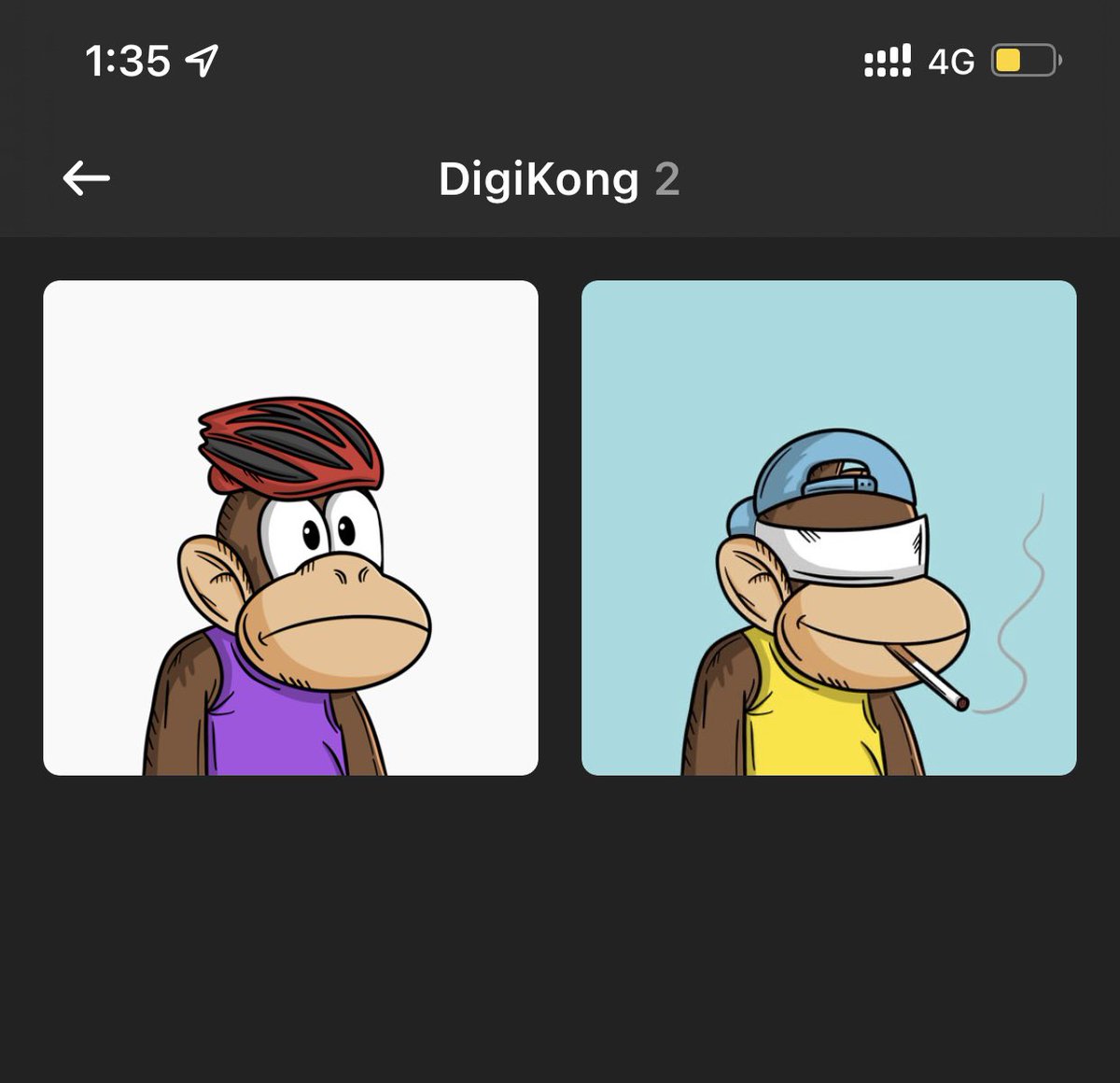 cocosoll's tweet photo. Minted @DigikongNFT today!
Arenβt they beautifulπ
#digikong #solana #SolanaNFTs https://t.co/7XGCMf9BoC