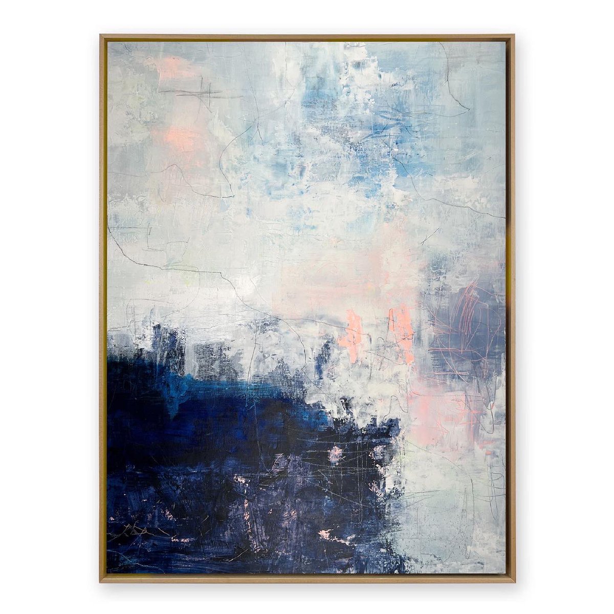 Up Till Dawn |  48x36” 🤍

#contemporaryart #abstractartist #abstractart