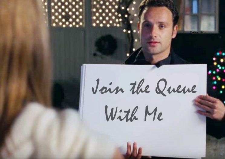 TheRealRobN's tweet photo. I think we all know that Richard Curtis has been writing #TheQueue for the last couple of days...
Might now be 'Based on a True Story'

#layinginstate #TheQueueforthequeue #TheQueen https://t.co/QedXSZtFYt