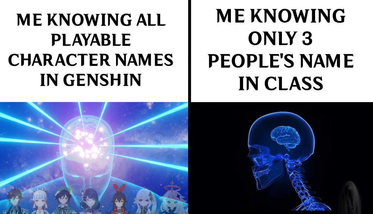 And you only know those people because you saw them play Genshin 😆
