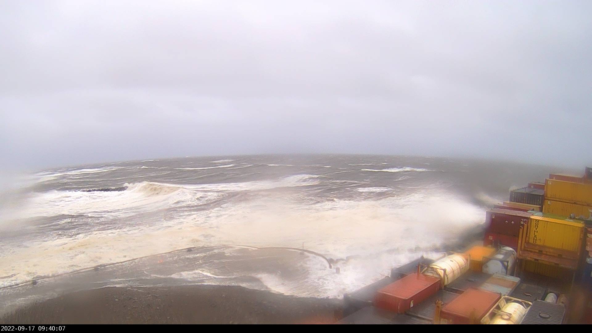 NWS Fairbanks on Twitter "A very angry sea in Nome this morning. Waves