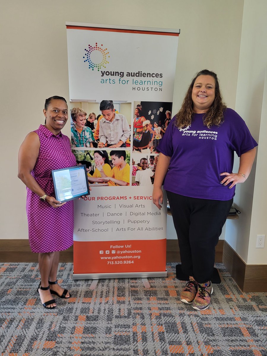 A wonderful day to receive awards for Arts in Education through YA Houston! <a href="/ReeceAcademy/">Reece Academy AISD✨</a> <a href="/reeceviolin/">Tiffany Goins</a> <a href="/PrincipalSharla/">Principal Rogers</a> <a href="/AldineChoice/">Aldine ISD Choice Schools</a> <a href="/yahouston/">𝕐𝕠𝕦𝕟𝕘 𝔸𝕦𝕕𝕚𝕖𝕟𝕔𝕖𝕤 𝕋𝕏</a>