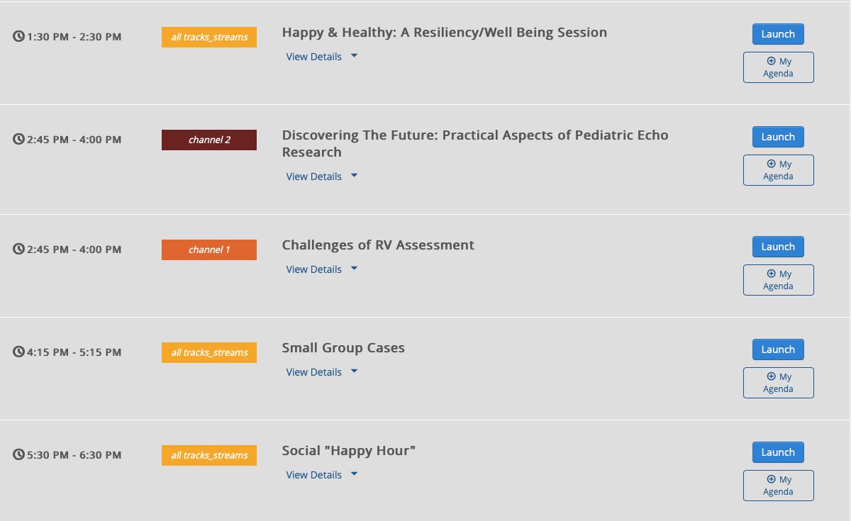 Jennifer Co-Vu, MD, FACC, FAAP, FASE (@drjenniferco_vu) on Twitter photo Afternoon session at the <a href="/ASE360/">American Society of Echocardiography</a> Inaugural Echo in Pediatric & CHD #ASEPCHD22 Virtual Experience now underway!
Happy & Healthy: A Resiliency/Well-Being now live!
I will see you all in Challenges of RV Assessment Ch 1 2:45 pm EST!
<a href="/MelisWasserman/">Melissa Wasserman</a> <a href="/bifflandeck/">Biff Landeck</a> <a href="/daniel_forsha/">Daniel Forsha, MD, MHS</a> Afternoon session at the <a href="/ASE360/">American Society of Echocardiography</a> Inaugural Echo in Pediatric & CHD #ASEPCHD22 Virtual Experience now underway!
Happy & Healthy: A Resiliency/Well-Being now live!
I will see you all in Challenges of RV Assessment Ch 1 2:45 pm EST!
<a href="/MelisWasserman/">Melissa Wasserman</a> <a href="/bifflandeck/">Biff Landeck</a> <a href="/daniel_forsha/">Daniel Forsha, MD, MHS</a>