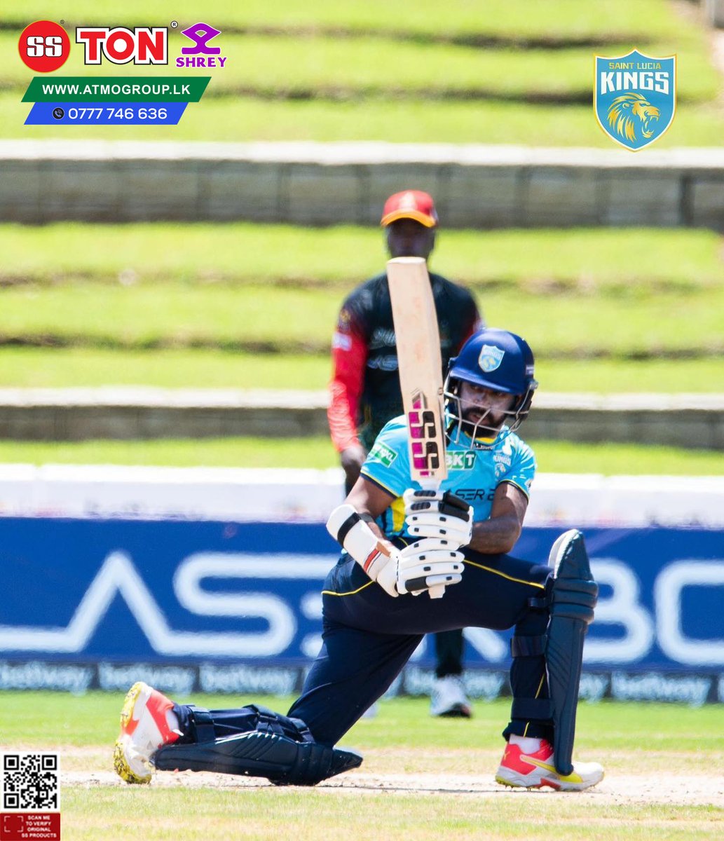 atmogrouplk's tweet photo. #cricket #cricket_mean_ss #cricketlovers #bestneverstops #teamsston #sstonbats  #kiteyenspiwew #CPL22 #beinspired #SKNPvSLK 

Photo Credit: Saint Lucia Kings https://t.co/aHKc7tfIGO