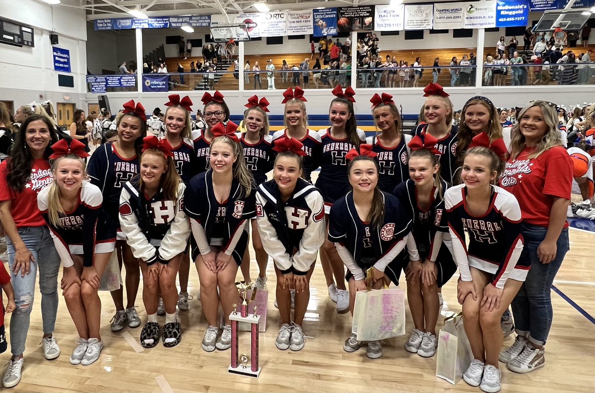 HHSGenerals's tweet photo. The competition cheerleaders took 1st place today at Ringgold! #GotSpirit #GoGenerals https://t.co/KK1oe2dYiZ