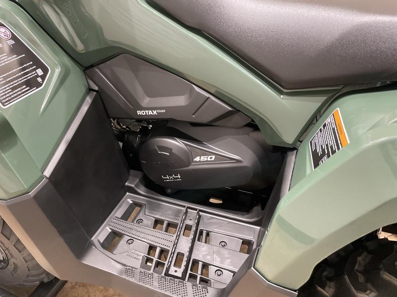 RIVAmotorsports's tweet photo. The 2022 #CanAm® #Outlander #DPS450 is made for you to discover what #mudding’s all about. There’s a ton of bang for your buck with 28-inch ITP #MegaMayhem tires to triumph over any terrain, a relocated radiator, and a heavy-duty front bumper. Check it out at #RIVAmotorsports! https://t.co/cTe1J3gKOb