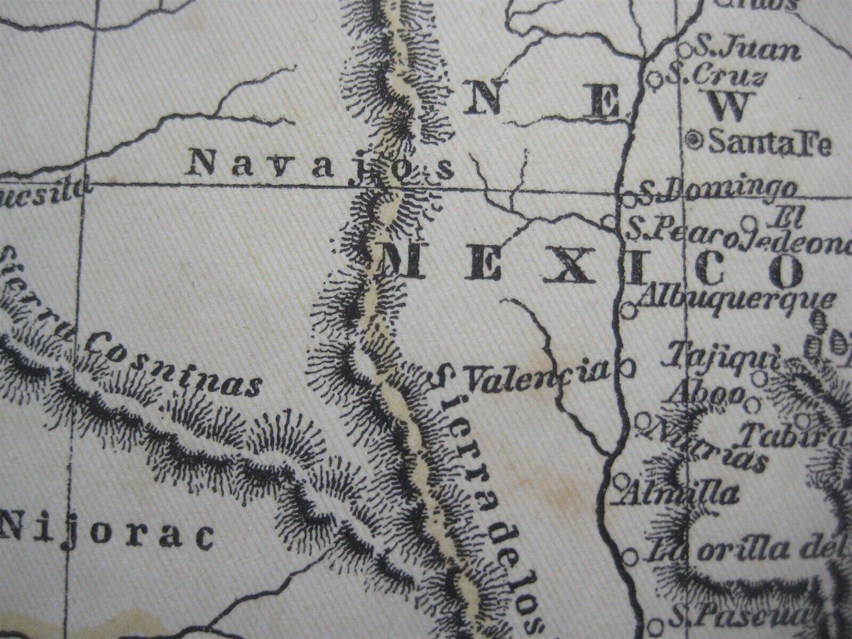 NewWorldMaps's tweet image. Handsome original antique cerographic map published just prior to the Mexican War, shows the Republic of Texas and the American Southwest, with a pre-Fremont California.

$439.99
ebay.com/itm/2754357702… 

#Mexico #MexicoMap #maps #history #cartography #decor
